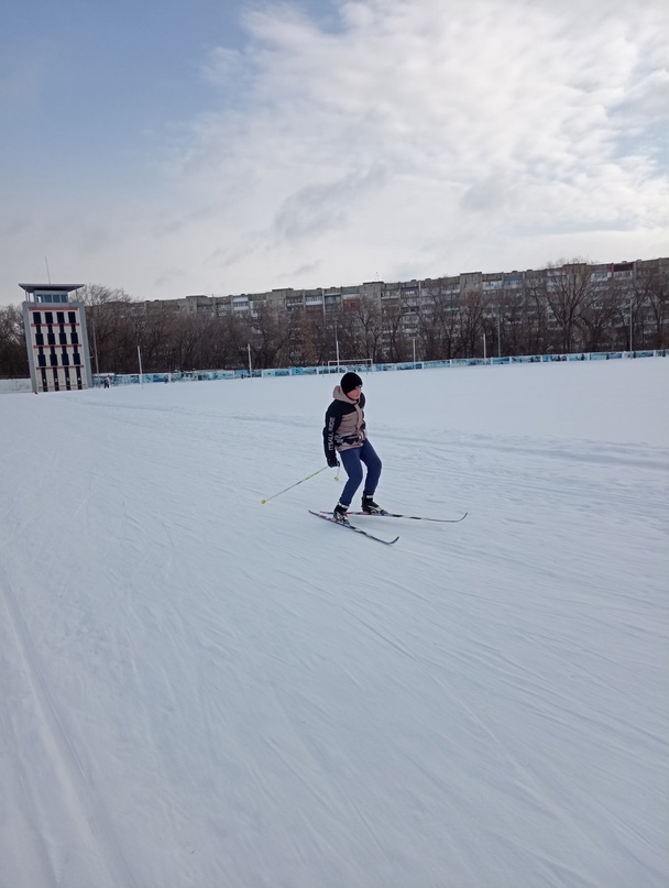 Районный соревнования по лыжным гонкам..